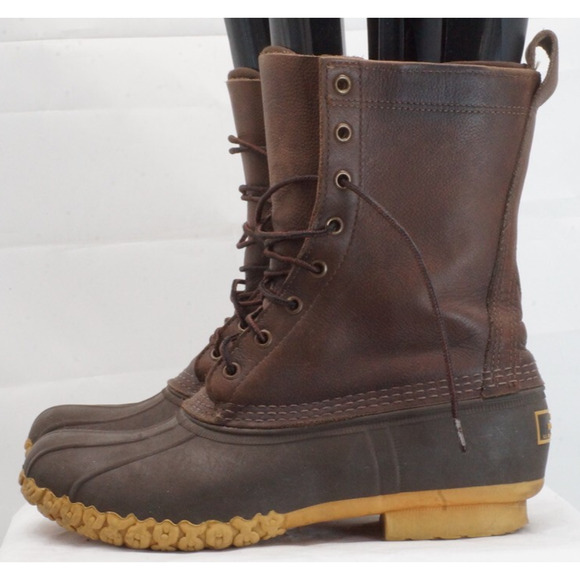 L.L. Bean Maine Hunting Shoe 10" Gore-Tex Thinsulate Liners Men's Size 9M - Picture 1 of 12
